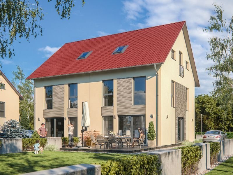 Bezugsfertige, attraktive DHH Como, wie Abb., incl. Grundstück zzgl. NK
