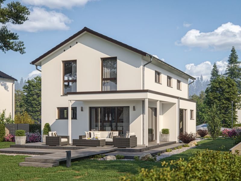 Bezugsfertiges, attraktives EFH CLOU 140 ohne Anbauteile incl. Thermo-Bodenplatte, incl. Grundstück zzgl. NK